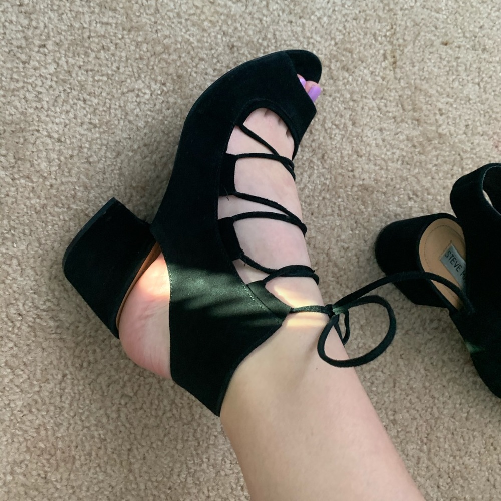 Steve Madden lace up sandals